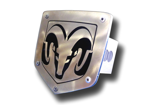 Au-Tomotive Gold Ram Head Stainless Hitch Plug